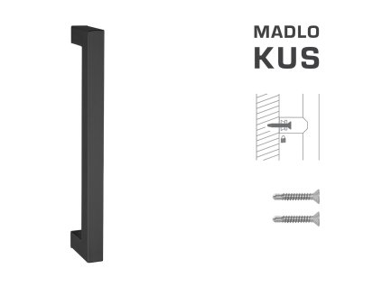 FT - MADLO kód K02K 25x25 mm ST ks  CIM - čierna matná (FNO)