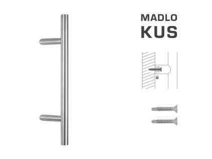 FT - MADLO kód K10 Ø 30 mm ST ks  NEM - nerez matná (F60)