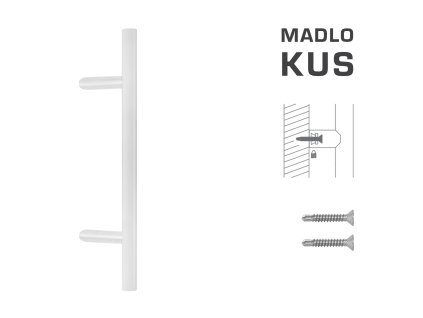 FT - MADLO kód K10 Ø 30 mm ST ks  BIM - biela matná (FBO)