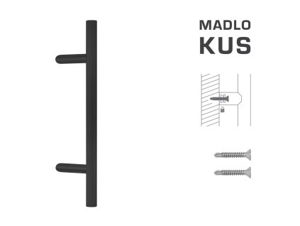 FT - MADLO kód K10 Ø 30 mm ST ks  CIM - čierna matná (FNO)