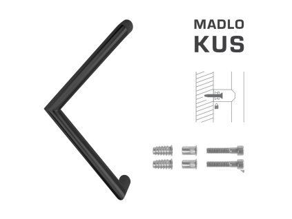 FT - MADLO kód K14 Ø 30 mm ST ks  CIM - čierna matná (FNO)