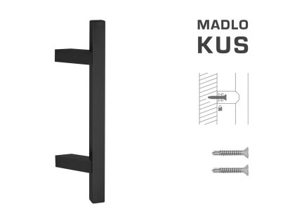 FT - MADLO kód K31Z 25x25 mm ST ks  CIM - čierna matná (FNO)