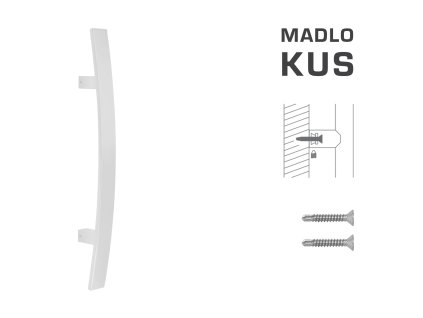 FT - MADLO kód K41C 40x10 mm ST ks  BIM - biela matná (FBO)