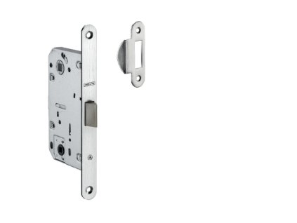 JNF - FREE LINE Zámok IN.20.846 - WC + protiplech  NEM - nerez matná