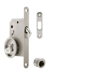 ATZ - Set na posuvné dvere okrúhly 3972 BB  NEM - nerez matná (16)