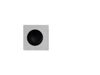 FT - Madielko do čela posuvných dverí hranaté MQ - HR  CHM - chróm matný (F05)