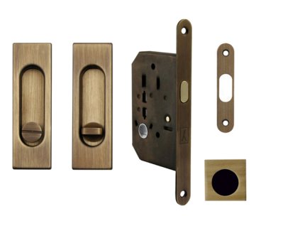 FT - Set na posuvné dvere - WC - HR  BRM - bronz matný (F43)