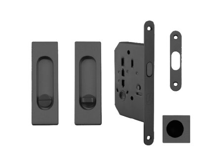 FT - Set na posuvné dvere - WC - HR  CIM - čierna matná (FNO)