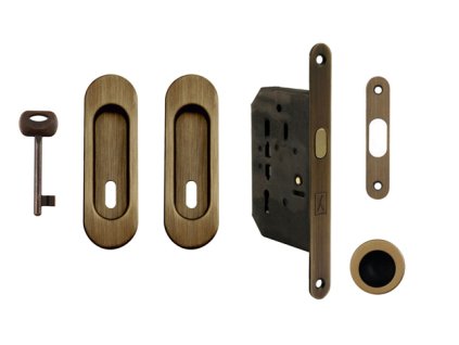 FT - Set na posuvné dvere - BB/D - R  BRM - bronz matný (F43)