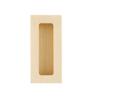 FK - Mušľa na dvere drevená, masív - 150.46.18  Javor bez povrchvej úpravy