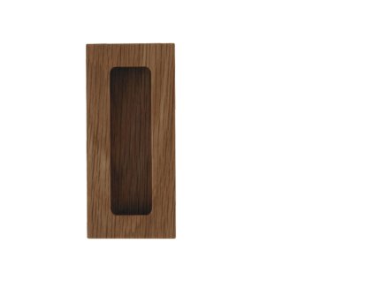 FK - Mušľa na dvere drevená, masív - 150.46.18  Dub morenie orech