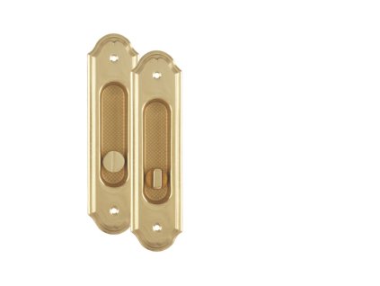 FO - Mušľa rustikálna PIBS - WC  ZLL - zlatá lesklá (L01)