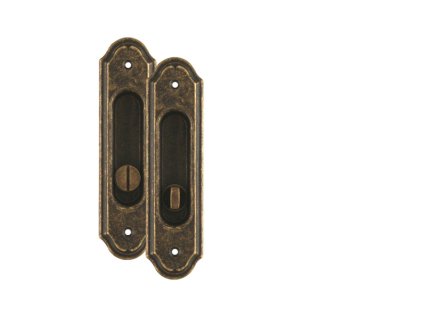 FO - Mušľa rustikálna PIBS - WC  BRA - bronz antik (B09)