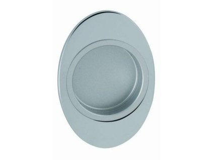 MI - Mušľa DUE 84 x 60 mm - oválna  CHL - chróm lesklý (CR)