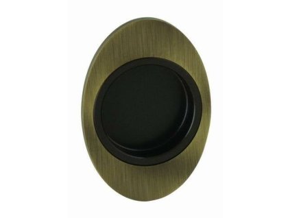 MI - Mušľa DUE 84 x 60 mm - oválna  BRM - bronz matný (YEB)