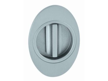 MI - Mušľa DUE WC 84 x 60 mm - oválna  CHM - chróm matný (CS)