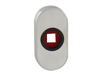 FT - Rozeta R - POD KĽUČKU - 60 x 30 mm  NEM - nerez matná (F60)