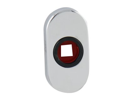 FT - Rozeta R - POD KĽUČKU - 60 x 30 mm  CHL - chróm lesklý (F04)