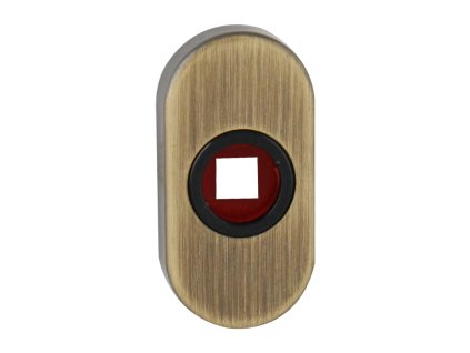 FT - Rozeta R - POD KĽUČKU - 60 x 30 mm  BRM - bronz matný (F43)