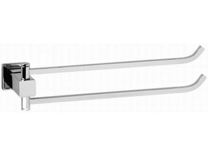 ATZ - 6305 Dvojitý sklopný držiak na uterák  NIL - nikel lesklý (38)