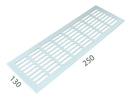 SRL - ALFA vetracia mriežka 130 x 250 mm  BIL - biela lesklá (RAL 9010)
