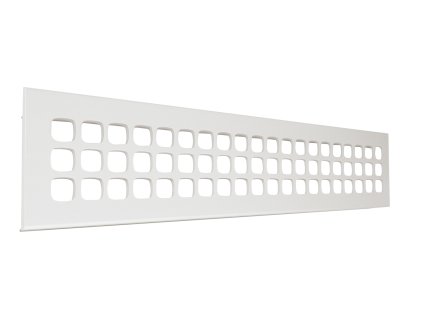 SRL - BETA vetracia mriežka so šírkou 60 mm  BIL - biela lesklá (RAL 9010)