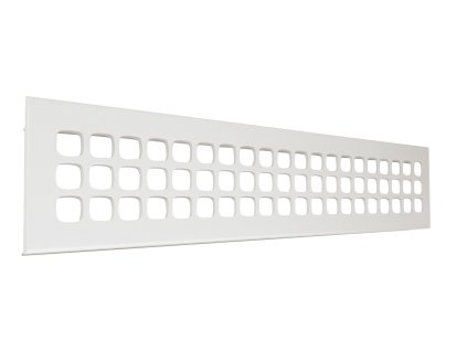 SRL - BETA vetracia mriežka so šírkou 130 mm  BIL - biela lesklá (RAL 9010)