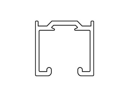 SC - Profil hliník 100 SILENT do 80 kg MB
