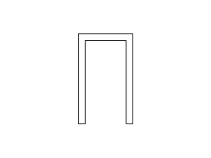 SC - Profil hliníkový pod dvere MB art. 0251