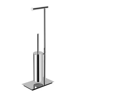 CB - SQUARE B9907 - Stojan na toaletný papier a WC kefu  CHL - chróm lesklý (CR)