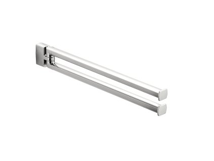 CB - LULÚ B6212 - Držiak na uteráky dvojitý 35 cm  CHL - chróm lesklý (CR)