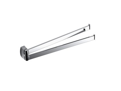 CB - TRENTA B3012 - Držiak na uteráky dvojitý 35 cm CHL - chróm lesklý (CR)