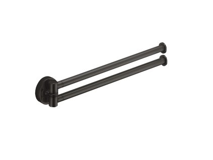 CB - PLUS W4913 - Držiak na uteráky dvojitý 34,5 cm GRM PVD - grafit matný (GM)