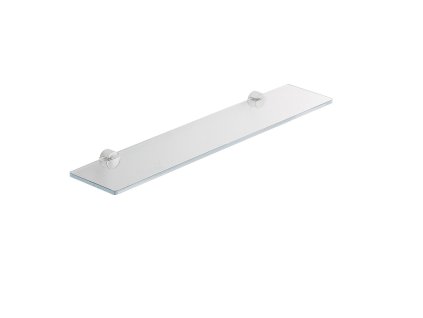 CB - PLUS W4916 - Sklenená polička s držiakmi 60 cm  BIM - biela matná (BM)