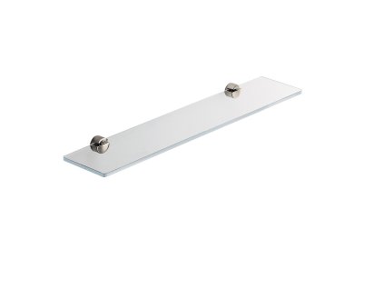 CB - PLUS W4916 - Sklenená polička s držiakmi 60 cm  NEM PVD - nerez matná (HPS/SS)