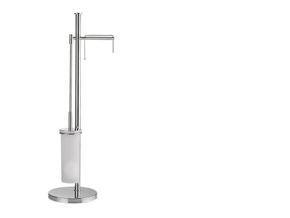 CB - PLUS W4935 - Stojan na toaletný papier a WC kefu  CHL - chróm lesklý (CR)