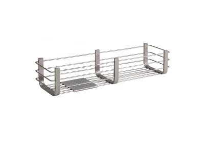 CB - PORTA OGGETTI B9633 - Košík do sprchy/vane s podložkou 44 cm  NEM PVD - nerez matná (HPS/SS)