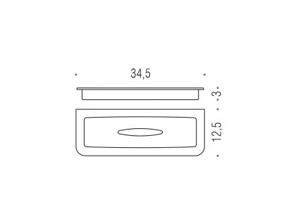 CB - LULÚ B6253 - Náhradná vanička do podložky na hubku  Sklo