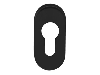 FT - ROZETA BEZPEČNOSTNÁ UOR PZ 2080  CIM - čierna matná (FNO)