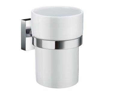 SO - HOUSE RK343P - Pohár na zubné kefky s držiakom  CHL - chróm lesklý