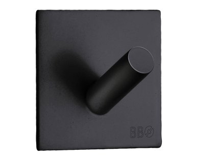 SO - BB - BB1092 - Samolepiaci vešiak na uterák  CIM - čierna matná