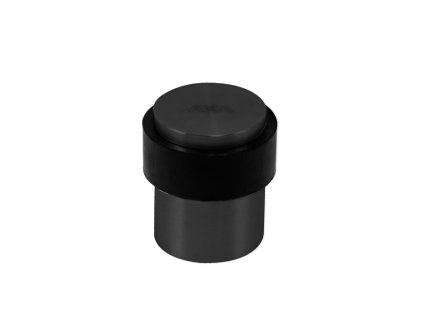 AXA - Zarážka dverí oválna - FS35  CIM - čierna matná