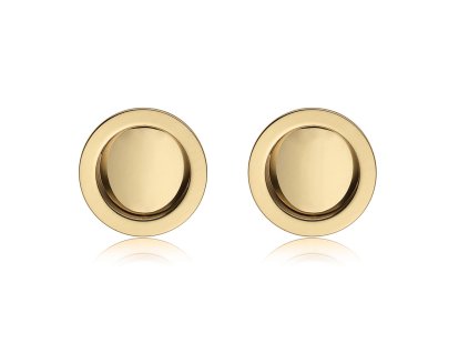 SAB - Set na posuvné dvere Hooky ZERO R bez otvoru  ZLL - zlatá lesklá (OLV)