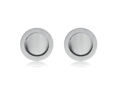 SAB - Set na posuvné dvere Hooky ZERO R bez otvoru  CHM - chróm matný (OCS)