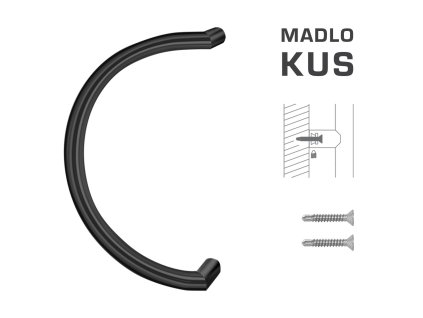 FT - MADLO kód K16 Ø 30 mm ST ks  CIM - čierna matná (FNO)