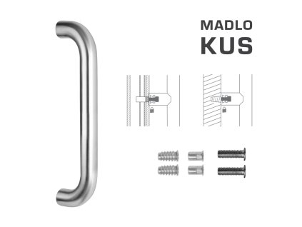 FT - MADLO kód K01 Ø 32 mm SP ks  NEM - nerez matná (F60)