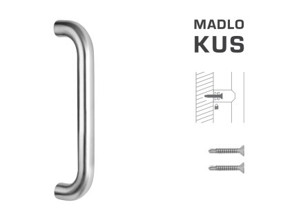FT - MADLO kód K01 Ø 32 mm ST ks  NEM - nerez matná (F60)