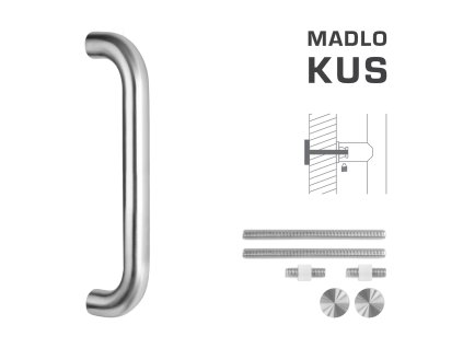 FT - MADLO kód K01 Ø 32 mm UN ks  NEM - nerez matná (F60)