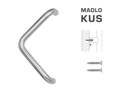 FT - MADLO kód K14T Ø 32 mm ST ks  NEM - nerez matná (F60)