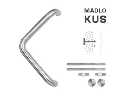 FT - MADLO kód K14T Ø 32 mm UN ks  NEM - nerez matná (F60)